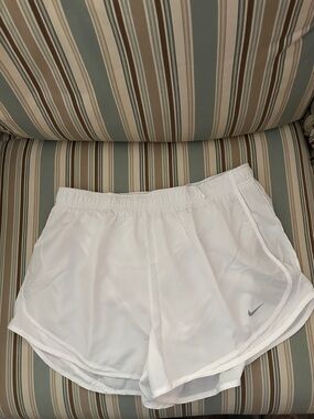 Nike Women's White Athletic Shorts